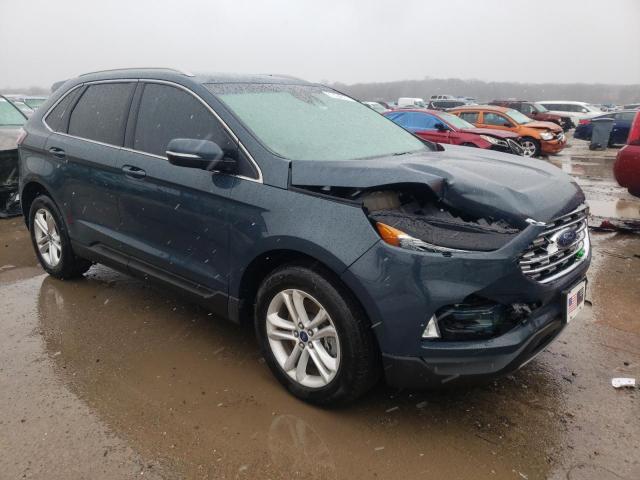 2FMPK4J99KBB61554 - 2019 FORD EDGE SEL BLUE photo 4