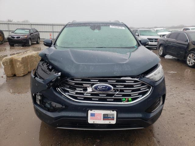 2FMPK4J99KBB61554 - 2019 FORD EDGE SEL BLUE photo 5