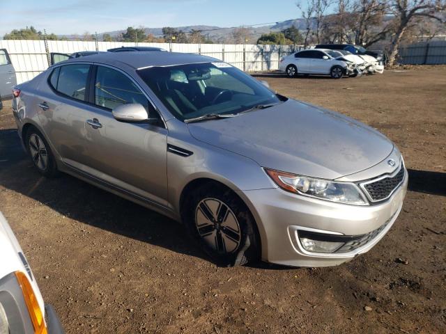 KNAGM4AD8C5022490 - 2012 KIA OPTIMA HYBRID SILVER photo 4