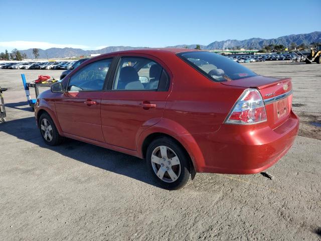 KL1TD5DE1BB183962 - 2011 CHEVROLET AVEO LS BURGUNDY photo 2