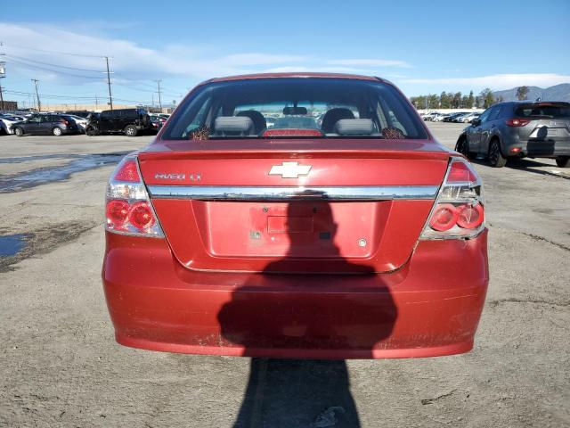 KL1TD5DE1BB183962 - 2011 CHEVROLET AVEO LS 勃艮第红 照片 6