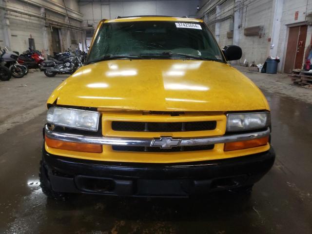 1GNCT18X73K153826 - 2003 CHEVROLET BLAZER YELLOW photo 5