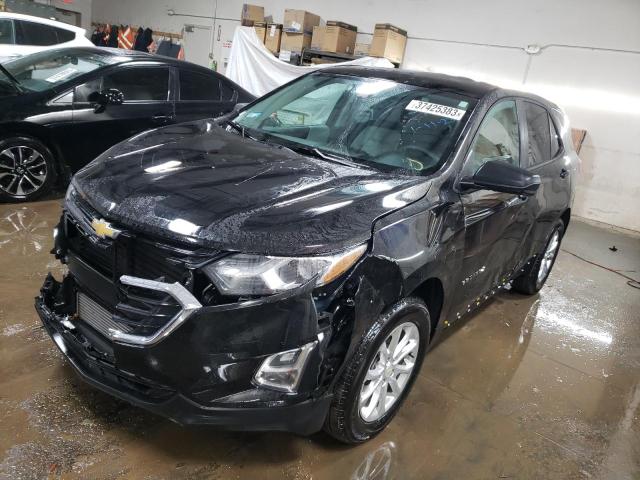 2GNAXHEV7M6156706 - 2021 CHEVROLET EQUINOX LS BLACK photo 1