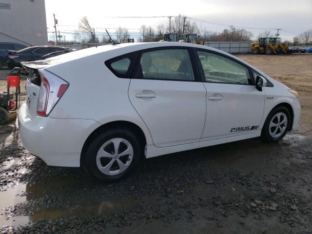 JTDKN3DU9D5553523 - 2013 TOYOTA PRIUS WHITE photo 3