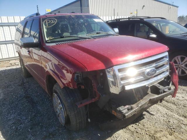 1FMJK1K59EEF33712 - 2014 FORD EXPEDITION EL LIMITED BURGUNDY photo 1