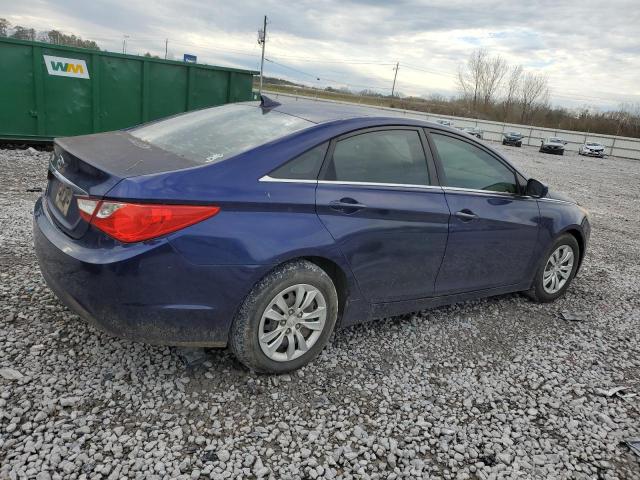 5NPEB4AC8BH017456 - 2011 HYUNDAI SONATA GLS BLUE photo 3