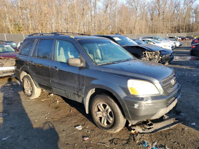 2HKYF18423H590854 - 2003 HONDA PILOT EX BLUE photo 4