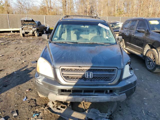 2HKYF18423H590854 - 2003 HONDA PILOT EX BLUE photo 5