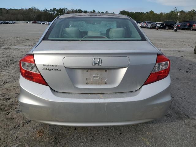 2HGFB2F59CH334175 - 2012 HONDA CIVIC LX SILVER photo 6