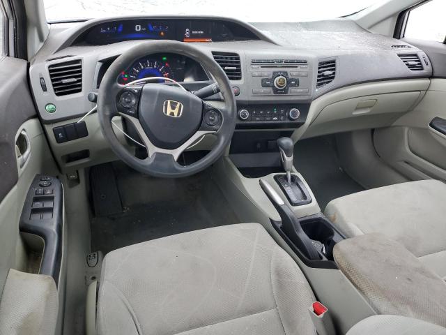 2HGFB2F59CH334175 - 2012 HONDA CIVIC LX SILVER photo 8