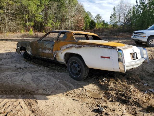 6L47S8Q251184 - 1978 CADILLAC EL DORADO WHITE photo 2