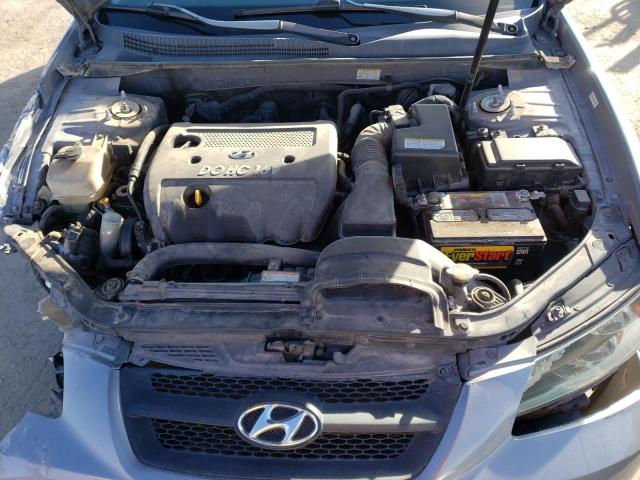 5NPET46C28H370287 - 2008 HYUNDAI SONATA GLS BLUE photo 11