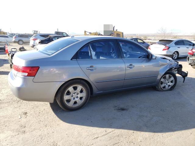 5NPET46C28H370287 - 2008 HYUNDAI SONATA GLS BLUE photo 3