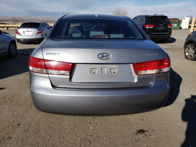 5NPET46C28H370287 - 2008 HYUNDAI SONATA GLS BLUE photo 6