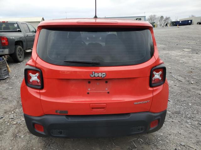 ZACNJAAB2KPK61701 - 2019 JEEP RENEGADE SPORT RED photo 6