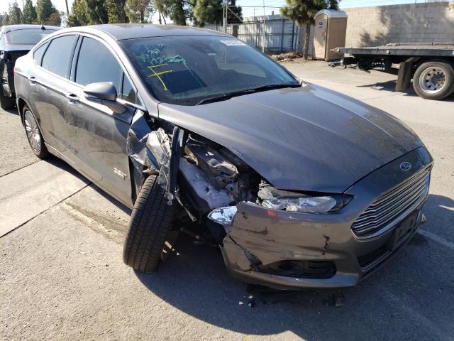 3FA6P0SU9ER337902 - 2014 FORD FUSION TITANIUM PHEV GRAY photo 4