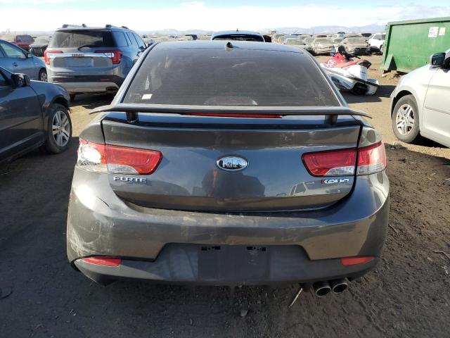 KNAFW6A35D5687714 - 2013 KIA FORTE SX GRAY photo 6