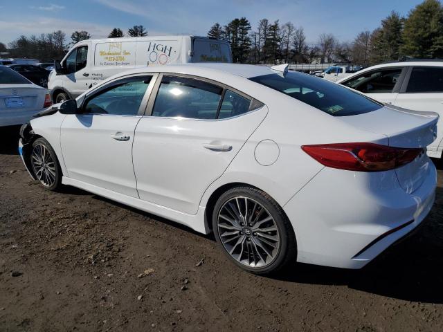 KMHD04LB7HU363756 - 2017 HYUNDAI ELANTRA SPORT WHITE photo 2