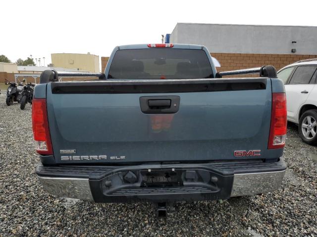 1GTSKVE35AZ277176 - 2010 GMC SIERRA K1500 SLE BLUE photo 6