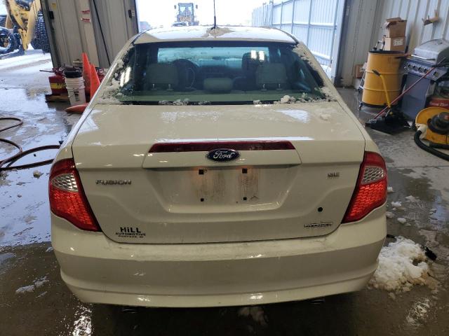 3FAHP0HGXCR357129 - 2012 FORD FUSION SE WHITE photo 6