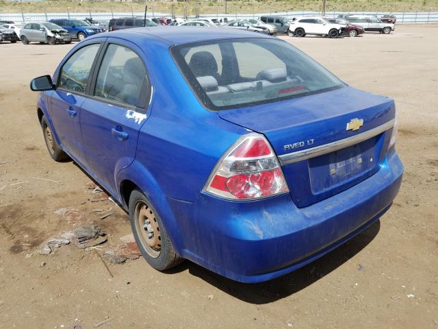 KL1TD56E49B339595 - 2009 CHEVROLET AVEO LS  photo 3