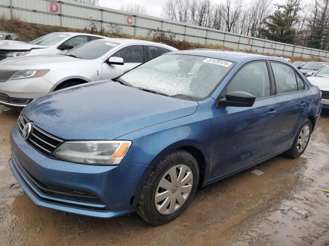 3VW267AJ1GM352337 - 2016 VOLKSWAGEN JETTA S BLUE photo 1