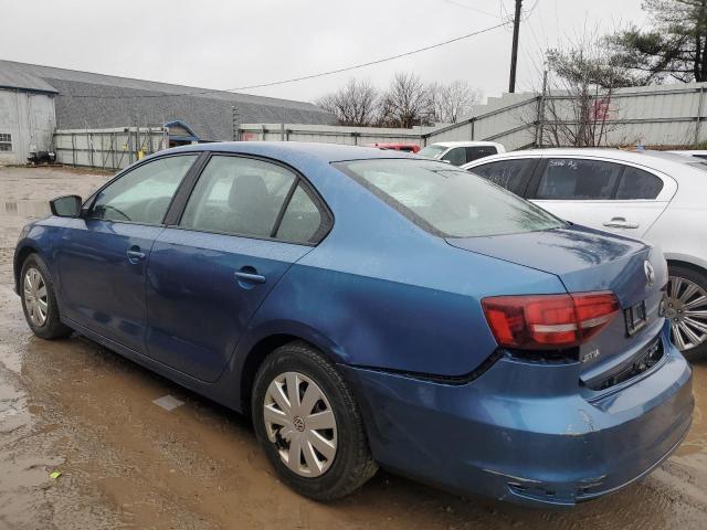 3VW267AJ1GM352337 - 2016 VOLKSWAGEN JETTA S BLUE photo 2