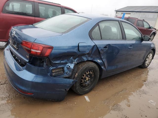 3VW267AJ1GM352337 - 2016 VOLKSWAGEN JETTA S BLUE photo 3