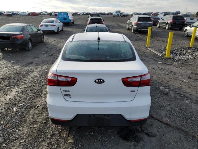 KNADM4A31G6557493 - 2016 KIA RIO LX WHITE photo 6