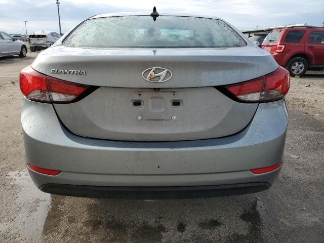 KMHDH4AE8EU167598 - 2014 HYUNDAI ELANTRA SE SILVER photo 6