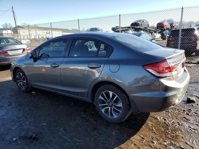 19XFB2F90DE072514 - 2013 HONDA CIVIC EXL GRAY photo 2