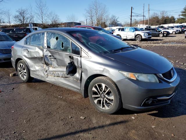 19XFB2F90DE072514 - 2013 HONDA CIVIC EXL GRAY photo 4