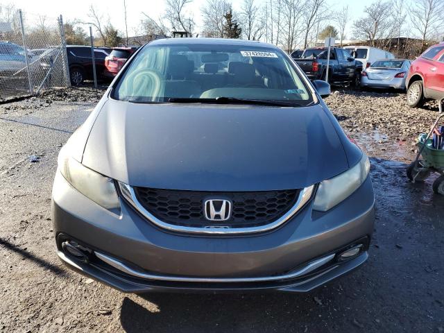 19XFB2F90DE072514 - 2013 HONDA CIVIC EXL ნაცრისფერი ფოტო 5