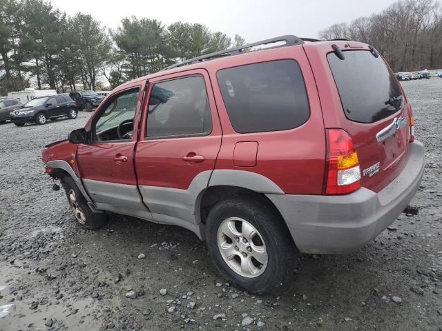 4F2YU06191KM60058 - 2001 MAZDA TRIBUTE DX RED photo 2