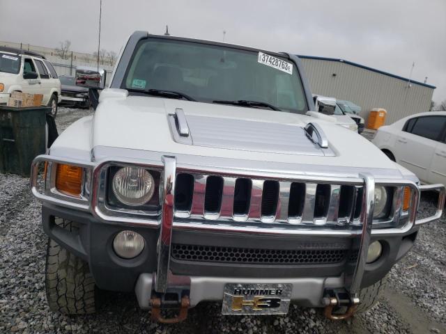 5GTEN13E198160285 - 2009 HUMMER HUMMER H3 WHITE photo 5