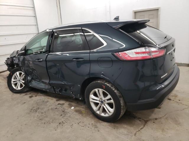 2FMPK4J95KBC60744 - 2019 FORD EDGE SEL TEAL photo 2