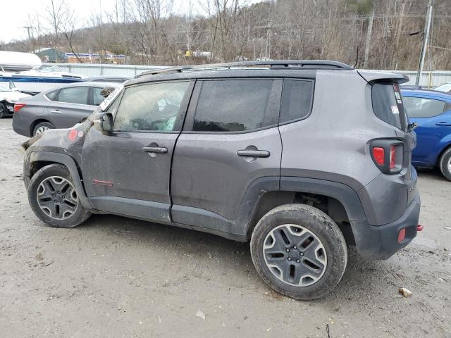 ZACCJBCT2GPD57504 - 2016 JEEP RENEGADE TRAILHAWK Šedá fotografie 2