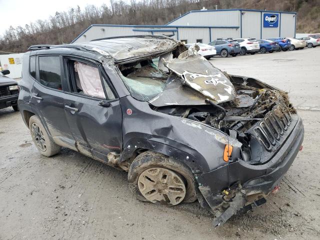 ZACCJBCT2GPD57504 - 2016 JEEP RENEGADE TRAILHAWK Šedá fotografie 4
