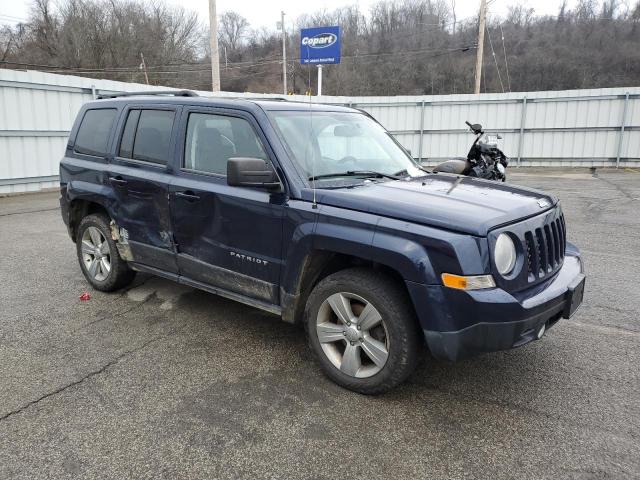 1C4NJRFB1ED601840 - 2014 JEEP PATRIOT LATITUDE BLUE photo 4