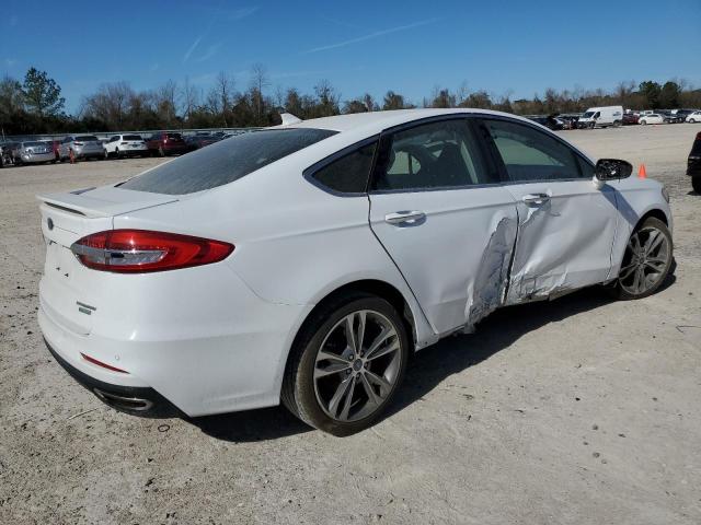 3FA6P0K90LR192936 - 2020 FORD FUSION TITANIUM WHITE photo 3