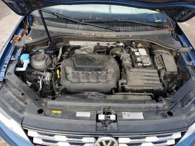 3VV3B7AXXKM029485 - 2019 VOLKSWAGEN TIGUAN SE BLUE photo 12