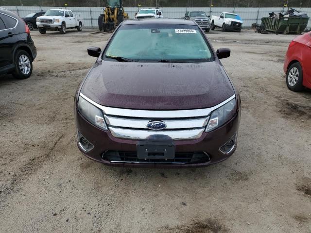 3FAHP0JGXBR327296 - 2011 FORD FUSION SEL BURGUNDY photo 5