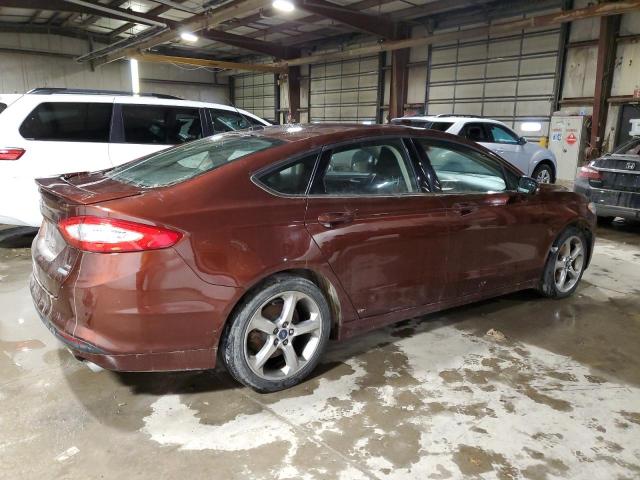 3FA6P0HD4FR276788 - 2015 FORD FUSION SE MAROON photo 3