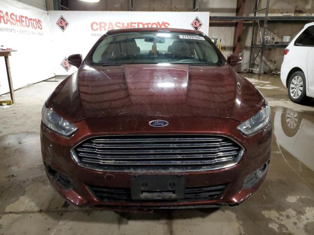 3FA6P0HD4FR276788 - 2015 FORD FUSION SE MAROON photo 5