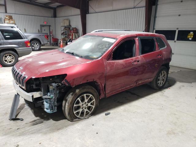 1C4PJMCS7EW145069 - 2014 JEEP CHEROKEE LATITUDE BURGUNDY photo 1