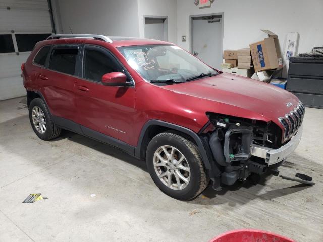 1C4PJMCS7EW145069 - 2014 JEEP CHEROKEE LATITUDE BURGUNDY photo 4