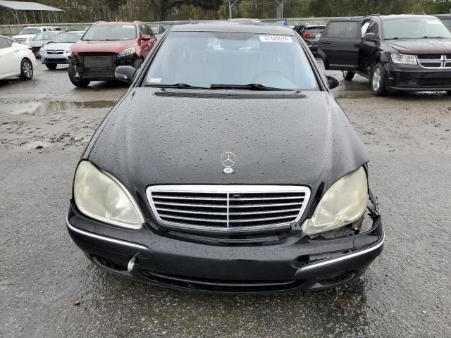 WDBNG70J62A231077 - 2002 MERCEDES-BENZ S 430 BLACK photo 5