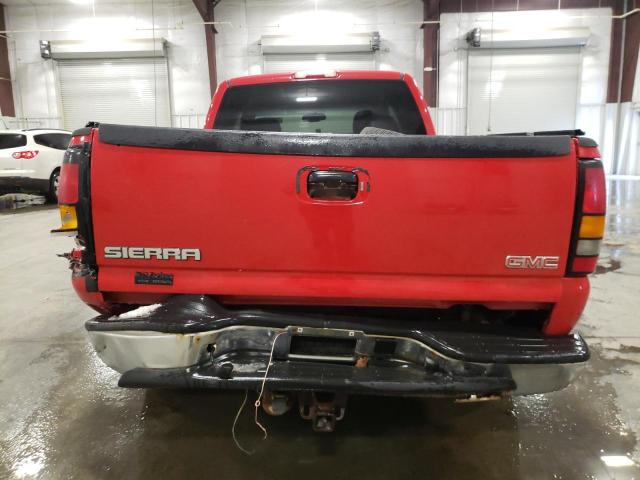 1GTEK19BX6Z152219 - 2006 GMC SIERRA K1500 RED photo 6