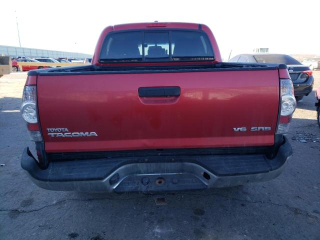 5TELU42N69Z600150 - 2009 TOYOTA TACOMA DOUBLE CAB BURGUNDY photo 6