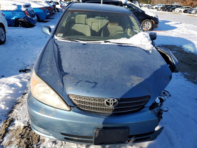 4T1BE32K24U920216 - 2004 TOYOTA CAMRY LE TURQUOISE photo 5